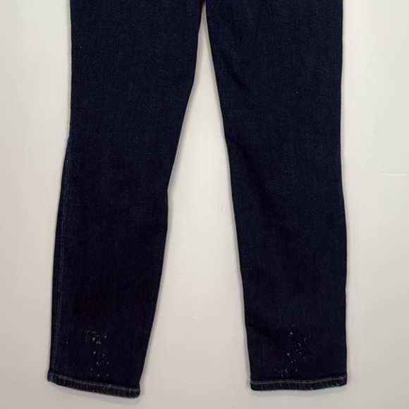 Judy Blue Distressed Boyfriend Fit Jeans. Size 11/30. Dark wash. Bleach Splatter - Picture 7 of 11